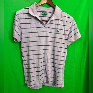 Aeropostale brand short sleeve polo-style shirt, men’s large, light purple